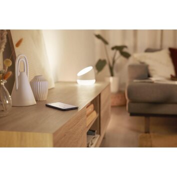 Philips WiZ SQUIRE Table lamp LED white, 1-light source, Remote control, Colour changer