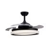 Philips Bliss ceiling fan LED black, 2-light sources