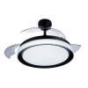 Philips Bliss ceiling fan LED black, 2-light sources