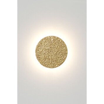 Holländer METEOR Wall Light LED gold, 1-light source
