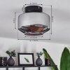 Gondim Ceiling Light Smoke-coloured, 1-light source