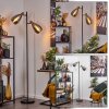 Vaurois Floor Lamp brass, black, 2-light sources
