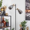 Vaurois Floor Lamp brass, black, 2-light sources
