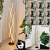 Serlande Floor Lamp LED gold, black, white, 1-light source