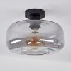 Pedreles Ceiling Light Smoke-coloured, 1-light source