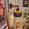 Chabian Wall Light brown, Wood like finish, black, 1-light source