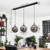 Recoutas Pendant Light black, 3-light sources