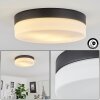 Valpedre Ceiling Light black, 2-light sources