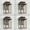 Tieva Outdoor Wall Light brown, gold, 1-light source, Motion sensor