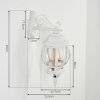 Lentua Outdoor Wall Light white, 1-light source