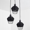 Benagil Pendant Light black, 3-light sources
