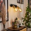 Laharie Wall Light antique brass, black, 2-light sources