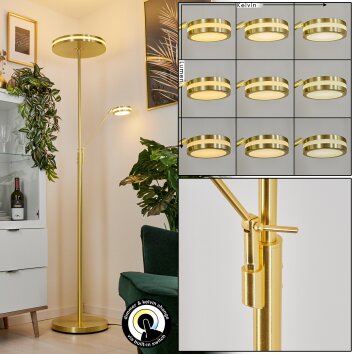 Huallilemu UpLighter LED brass, 2-light sources