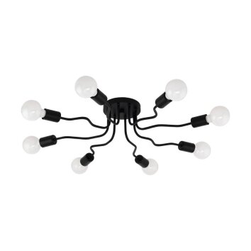 Eglo ORAZIO Ceiling Light black, 8-light sources