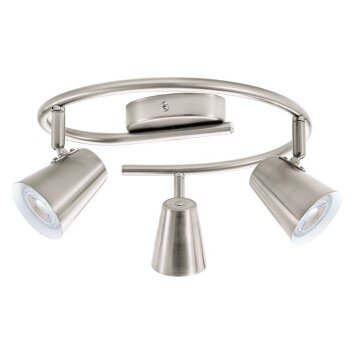 Eglo TRAVALE Ceiling Light LED matt nickel, 3-light sources