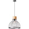 Brilliant Avia Pendant Light Light wood, black, 1-light source