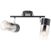Brilliant Alia Ceiling Light black, 2-light sources