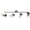 Brilliant Alia Ceiling Light black, 4-light sources