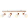 Brilliant Daintree Ceiling Light Ecru, white, 4-light sources