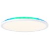 Brilliant Saltery Ceiling Light LED white, 1-light source, Remote control, Colour changer
