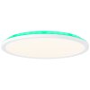 Brilliant Saltery Ceiling Light LED white, 1-light source, Remote control, Colour changer