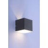Paul Neuhaus Q-AMIN Wall Light LED anthracite, 1-light source, Remote control, Colour changer