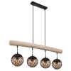 Globo MAXI Pendant Light Ecru, black, 4-light sources