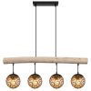 Globo MAXI Pendant Light Ecru, black, 4-light sources