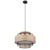 Globo SOENI Pendant Light black, 1-light source