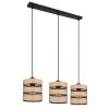 Globo SOENI Pendant Light black, 3-light sources