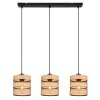Globo SOENI Pendant Light black, 3-light sources