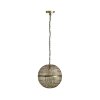 Globo HERMI Pendant Light antique brass, 1-light source