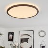 Sasinhosa Ceiling Light LED black, 1-light source, Remote control