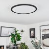 Sasinhosa Ceiling Light LED black, 1-light source, Remote control