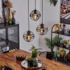 Freguesia Pendant Light black, 3-light sources