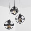 Freguesia Pendant Light black, 3-light sources