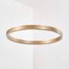 Barril Pendant Light LED brass, 1-light source