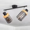 Azinhalinho Ceiling Light chrome, black, 2-light sources