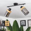 Azinhalinho Ceiling Light chrome, black, 2-light sources