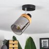 Azinhalinho Ceiling Light chrome, black, 1-light source