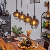 Benagil Pendant Light black, 4-light sources
