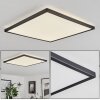 Folgares Ceiling Light LED black, 1-light source