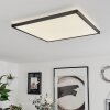 Folgares Ceiling Light LED black, 1-light source