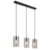 Globo OLLY Pendant Light black, 3-light sources