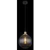 Globo POTTER Pendant Light brass, black, 1-light source