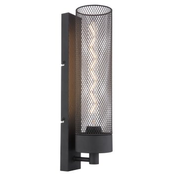 Globo HANS Wall Light black, 1-light source