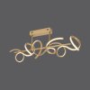 Leuchten Direkt CURLS Ceiling Light LED brass, 3-light sources