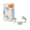 LEDVANCE SPOT Ceiling Light silver, 2-light sources