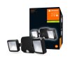 LEDVANCE Battery Outdoor Wall Light black, 2-light sources, Motion sensor
