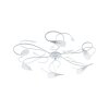Eglo GERBERA Ceiling Light silver, white, 6-light sources